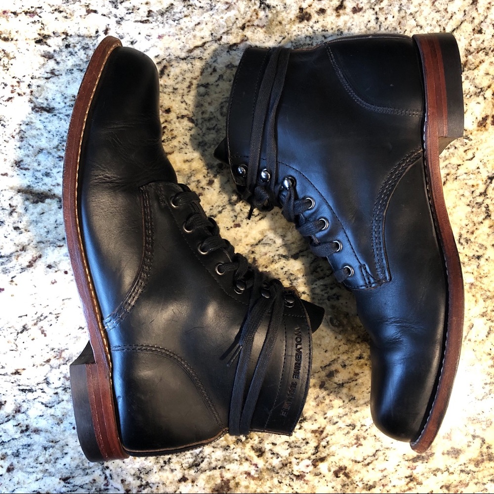 Wolverine 1000 Mile boots - Black - 9.5